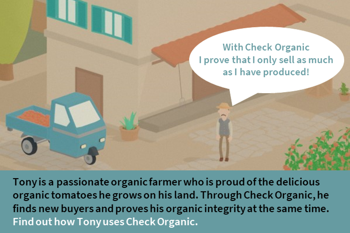 Farmer Tony uses Check Organic